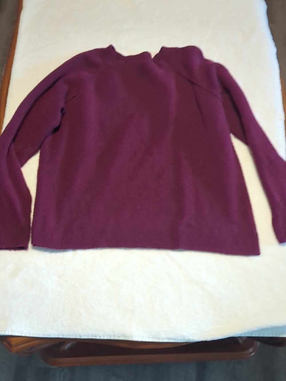 Sonoma Women's Scoopneck Sweater in Deep Plum